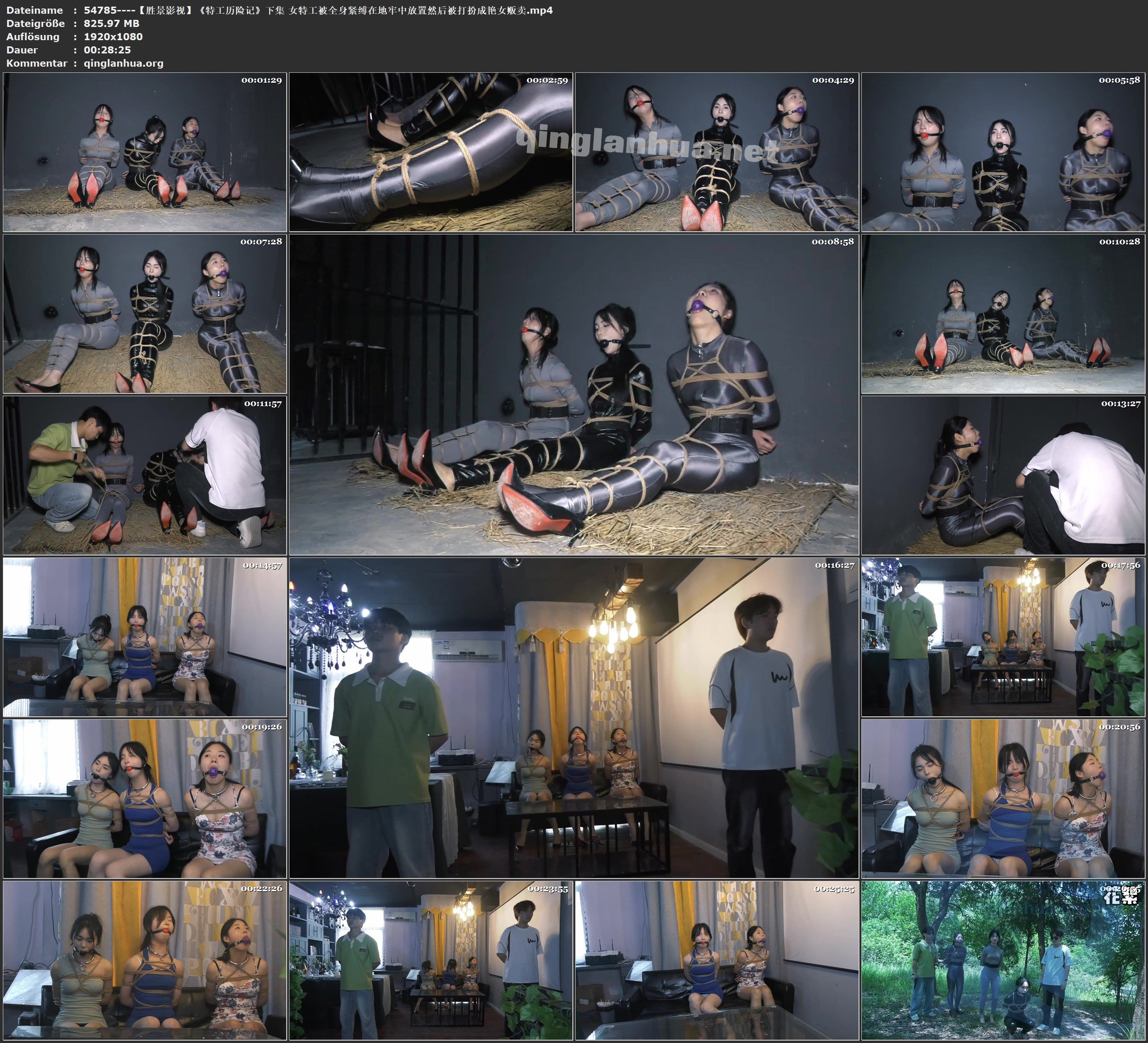 54785----【胜景影视】《特工历险记》下集 女特工被全身紧缚在地牢中放置然后被打扮成.jpg